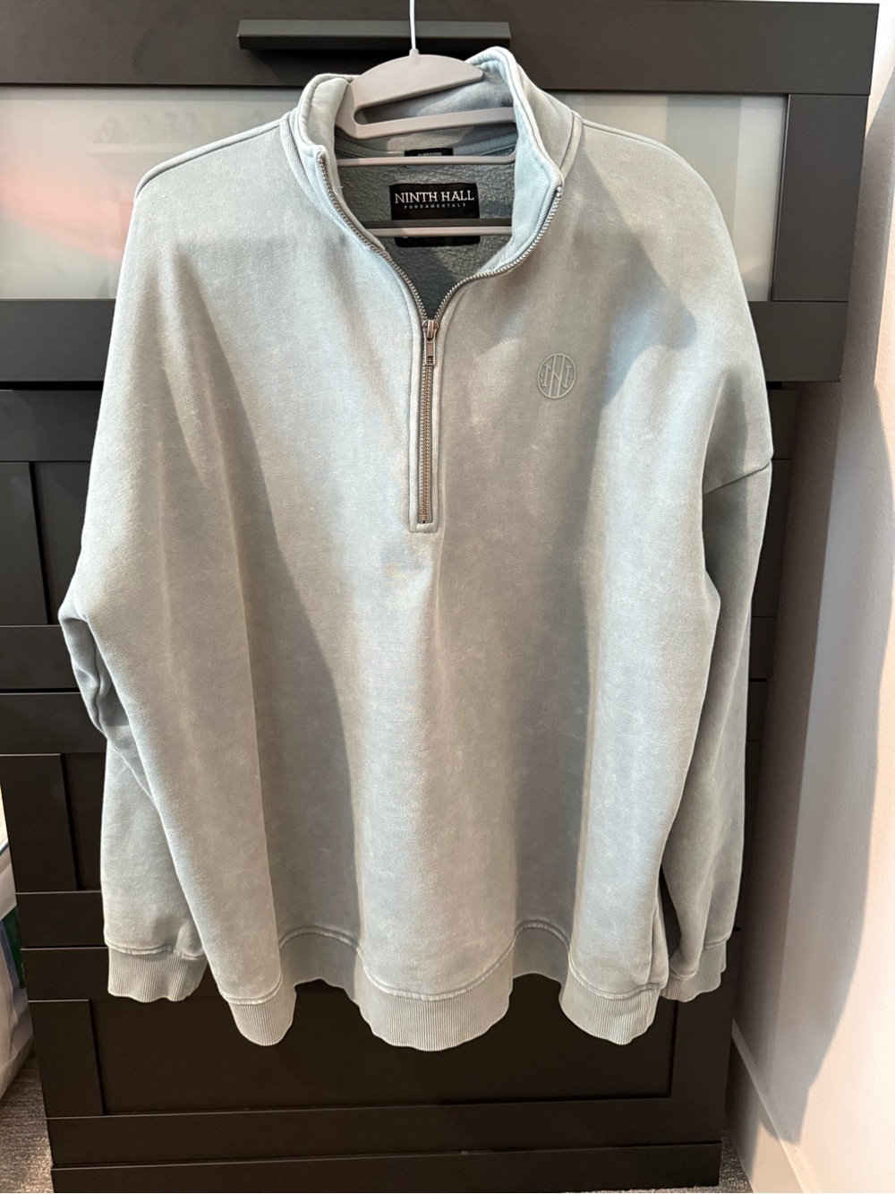 Ninth Hall fundamentals oversized quarter zip